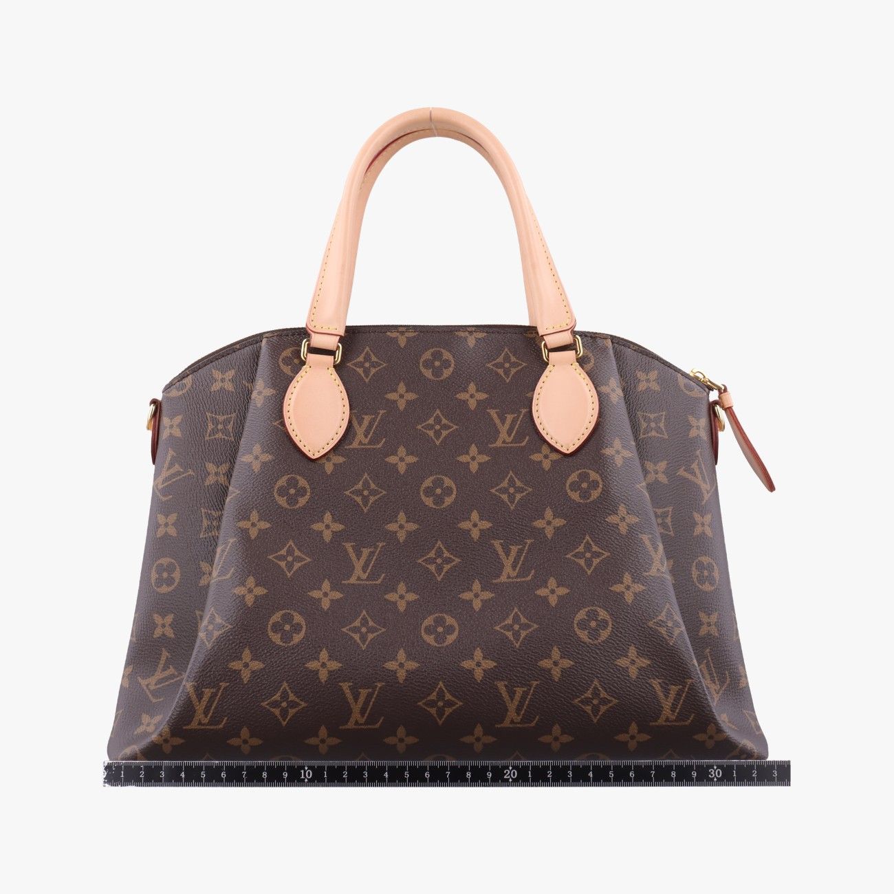 Louis Vuitton Rivoli Mm Monogram Brown Canvas Handbag — view 2