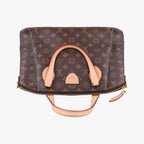 Louis Vuitton Rivoli Mm Monogram Brown Canvas Handbag — view 8