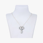 Hermes Chaine D'ancre 24 Silver Necklace — view 2