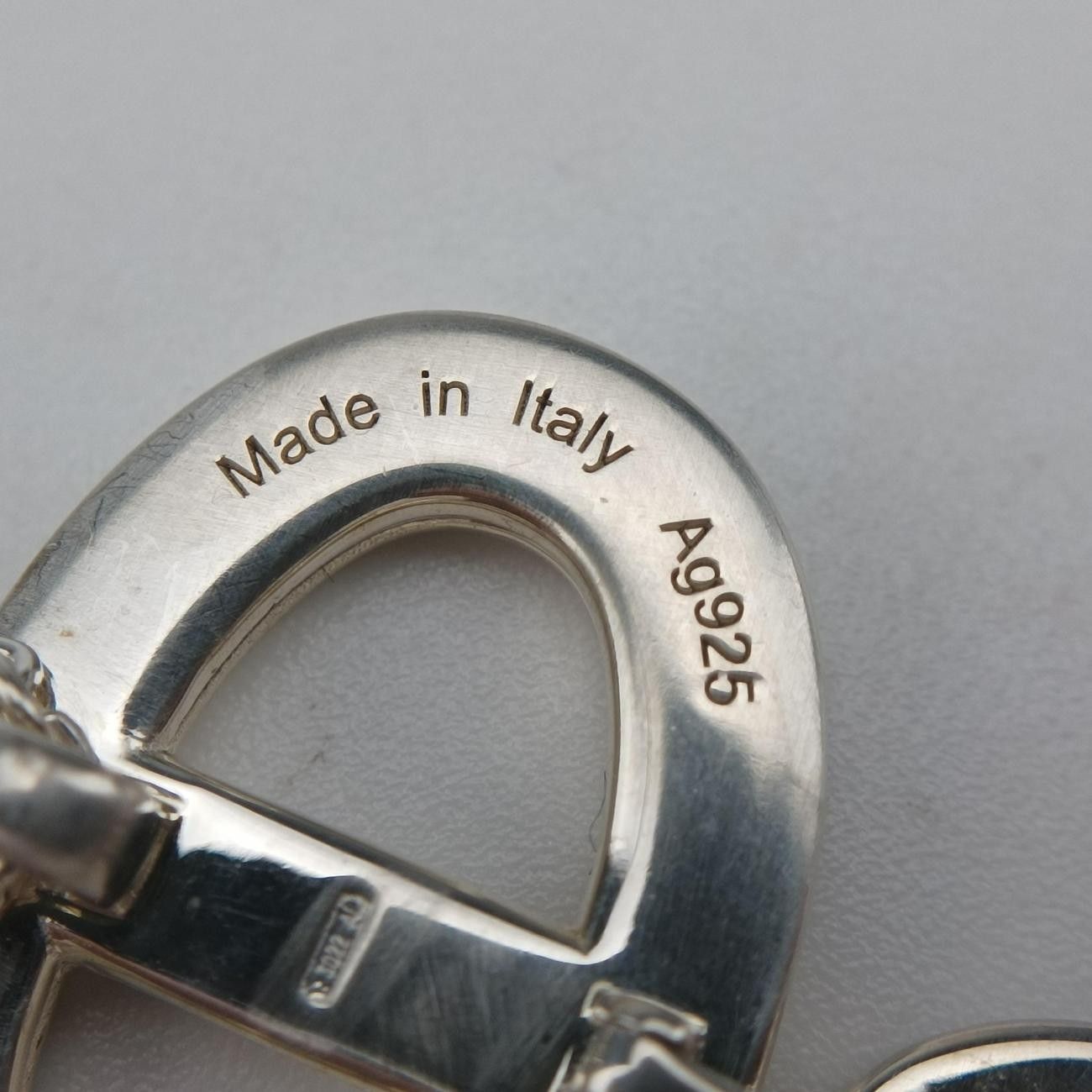 Hermes Chaine D'ancre 24 Silver Necklace — view 7