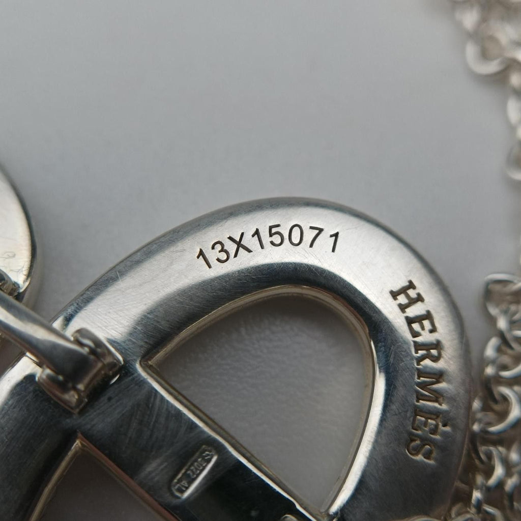 Hermes Chaine D'ancre 24 Silver Necklace — view 6