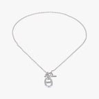 Hermes Chaine D'ancre Amulet Silver Necklace — view 3