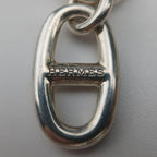 Hermes Chaine D'ancre Amulet Silver Necklace — view 5