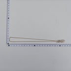 Hermes Chaine D'ancre Amulet Silver Necklace — view 4