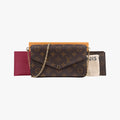 Louis Vuitton Pochette Felicity Monogram Brown Canvas Shoulder