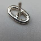 Hermes Chaine D'ancre Farandole TPM Silver Earring — view 9