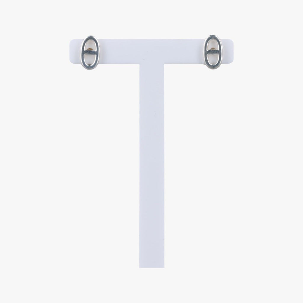 Hermes Chaine D'ancre Farandole TPM Silver Earring