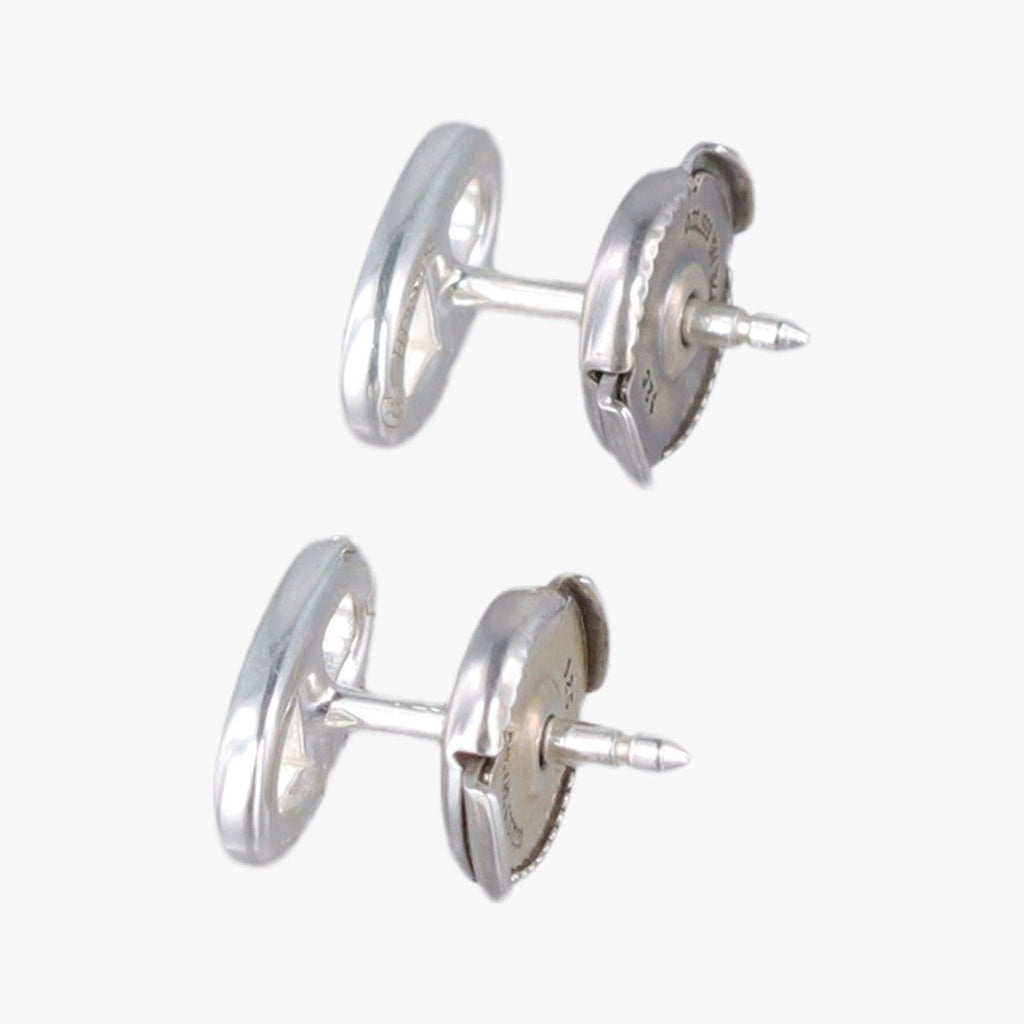 Hermes Chaine D'ancre Farandole TPM Silver Earring — view 3