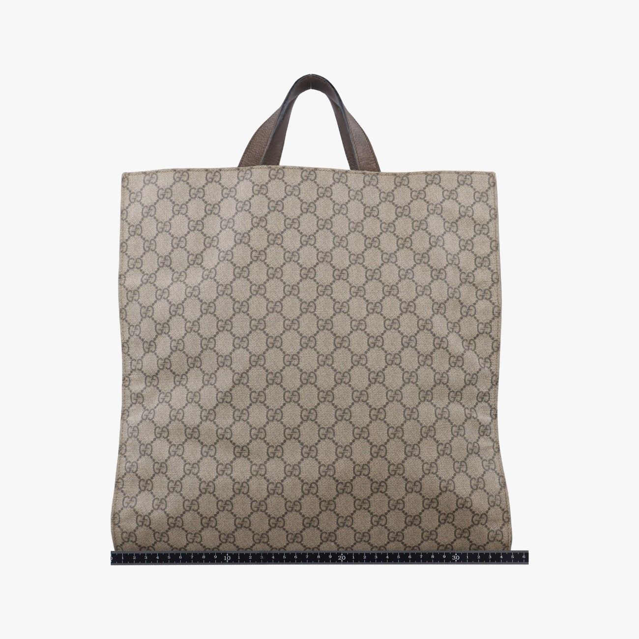 Gucci GG Supreme Kingsnake Brown Canvas Handbag — view 2