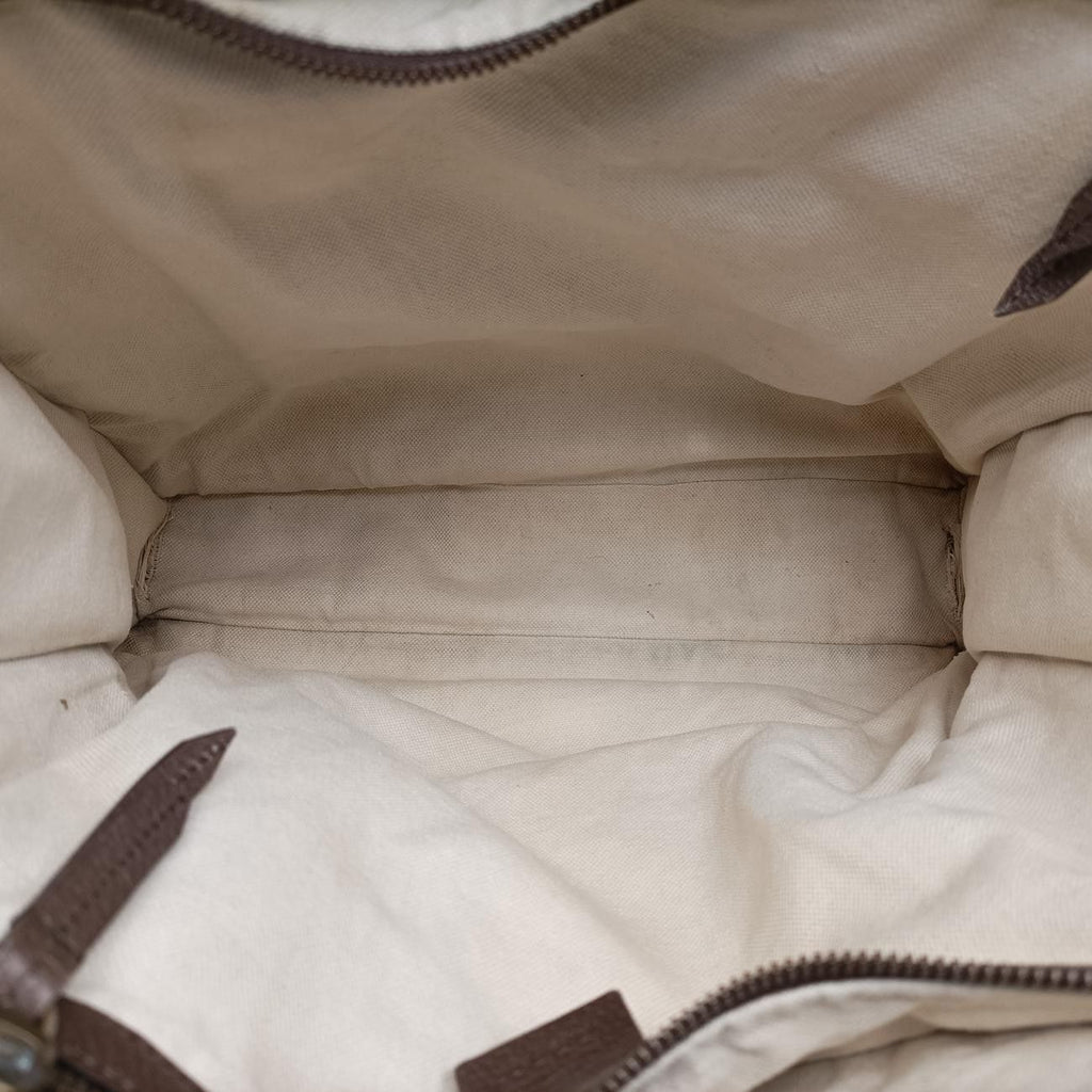 Gucci GG Supreme Kingsnake Brown Canvas Handbag — view 9