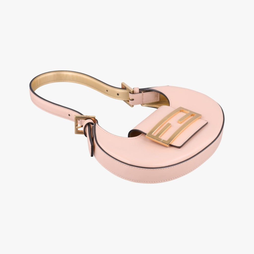 Fendi Cookie Mini Pink Leather Handbag — view 5
