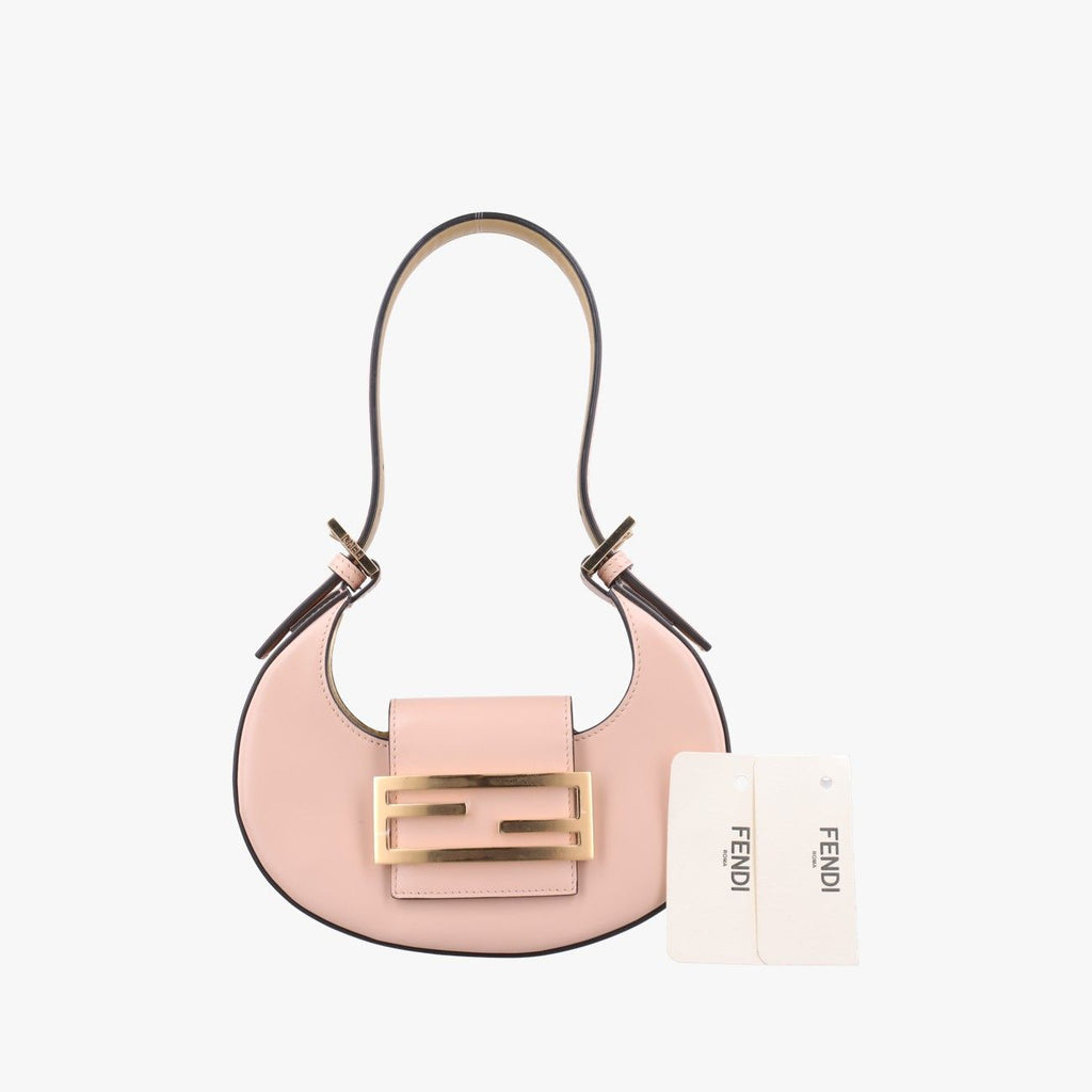 Fendi Cookie Mini Pink Leather Handbag