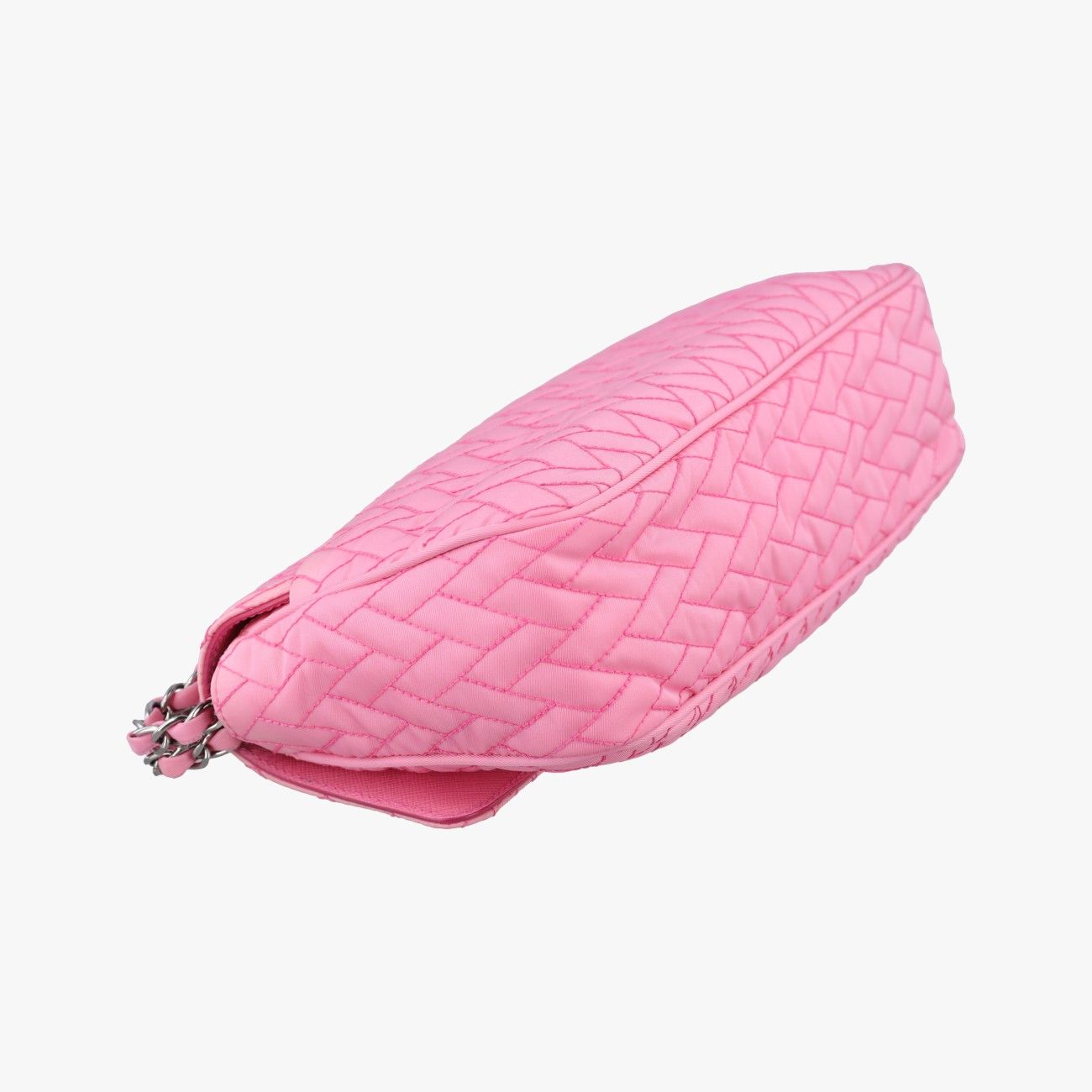 Prada Tessuto Impunture Push Lock Opa le Nylon Shoulder — view 7