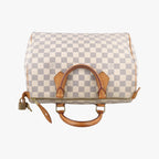 Louis Vuitton Speedy 30 Azur Damier Canvas Handbag — view 8