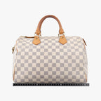 Louis Vuitton Speedy 30 Azur Damier Canvas Handbag — view 2