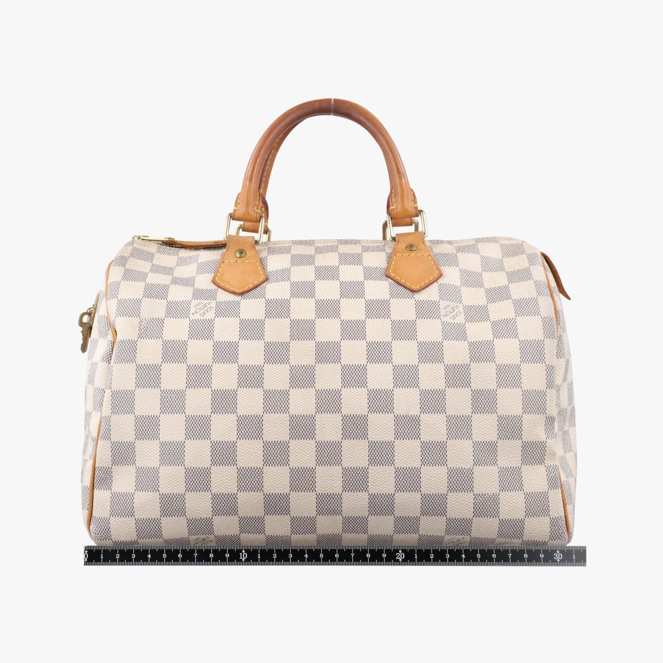 Louis Vuitton Speedy 30 Azur Damier Canvas Handbag — view 2
