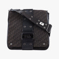 Dior Street Chic Black Canvas Leather Shoulder