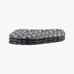 Dior Saddle Navy Gray Jacquard Shoulder — view 3