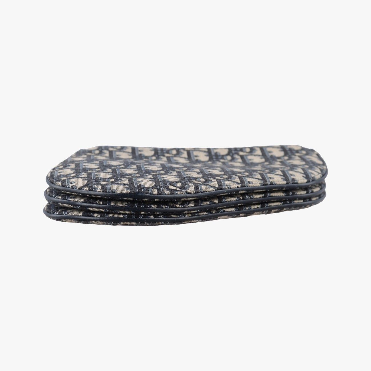Dior Saddle Navy Gray Jacquard Shoulder — view 3