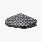 Dior Saddle Navy Gray Jacquard Shoulder — view 4