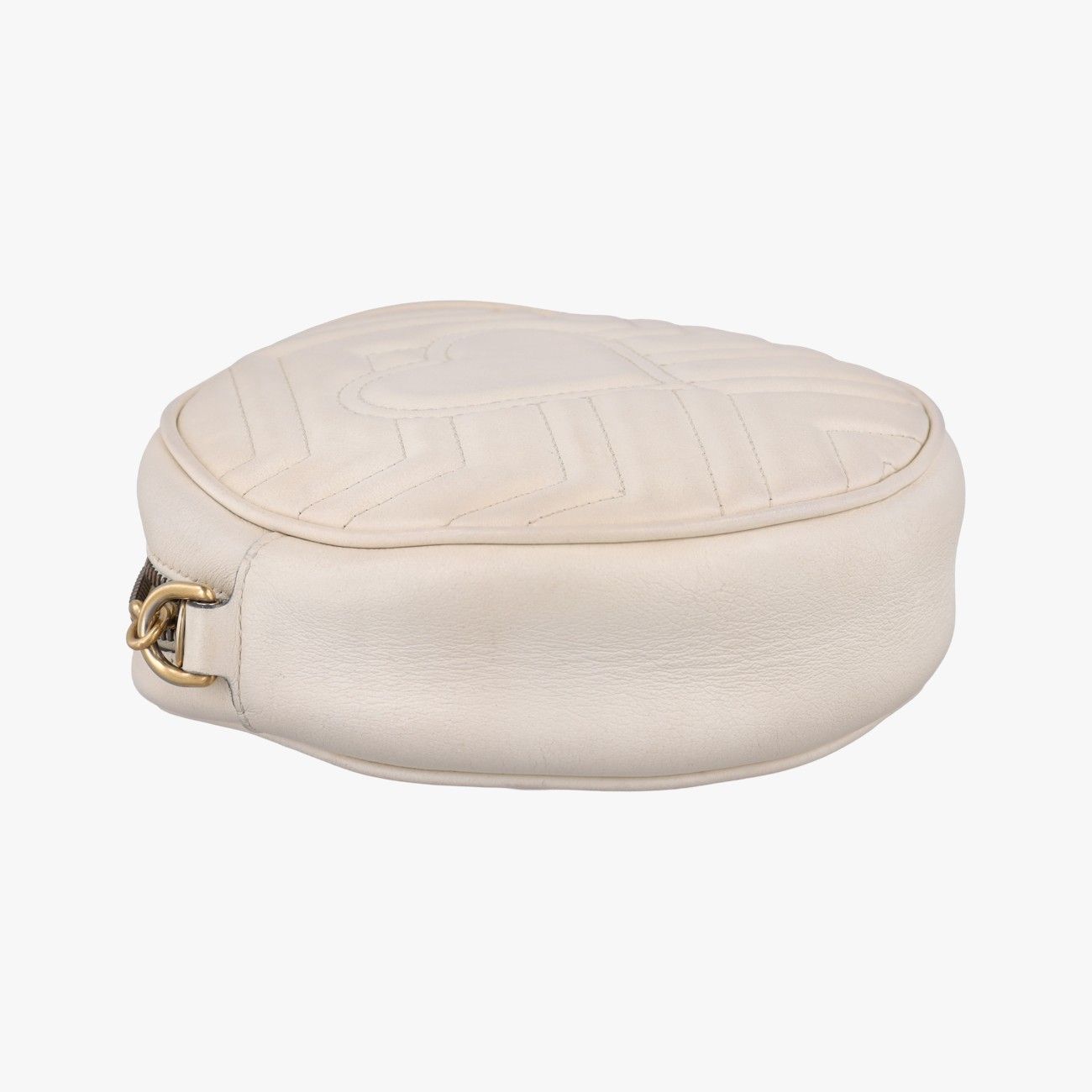 Gucci GG Marmont White Leather Shoulder — view 7