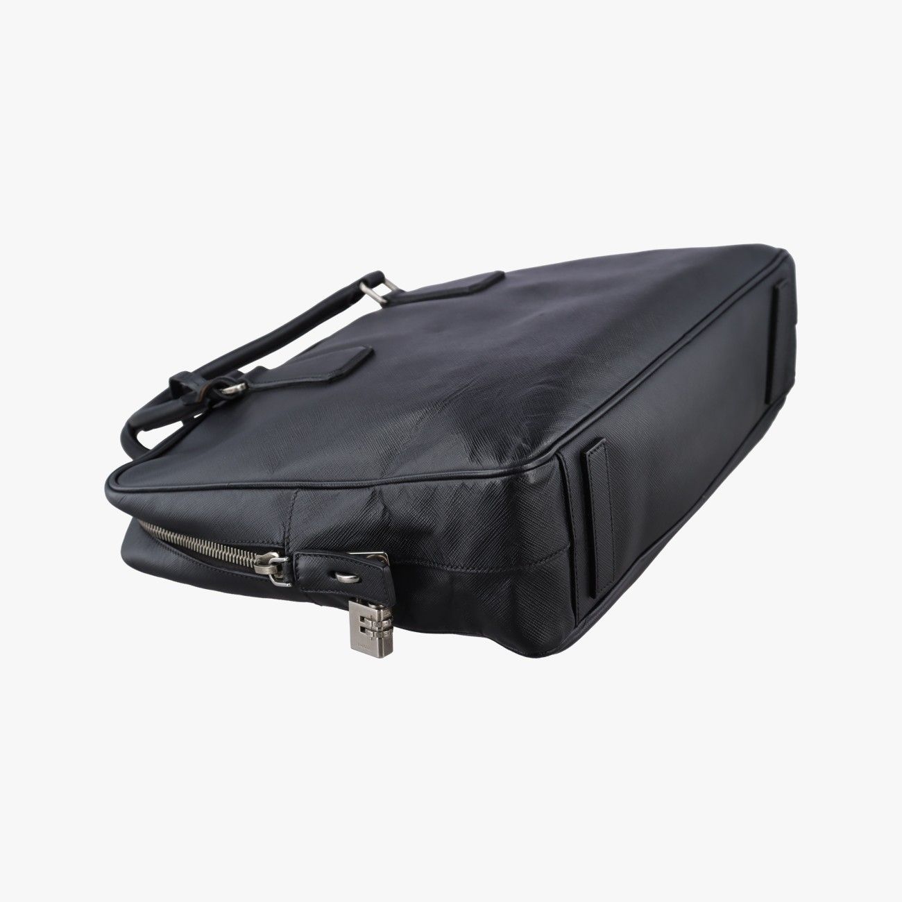 Prada Business Briefcase Black Saffiano Leather — view 5