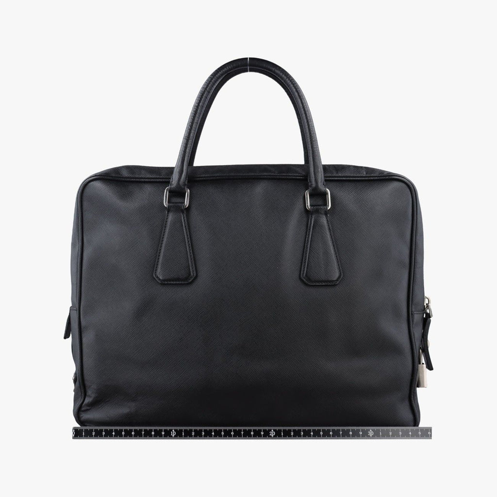 Prada Business Briefcase Black Saffiano Leather — view 2