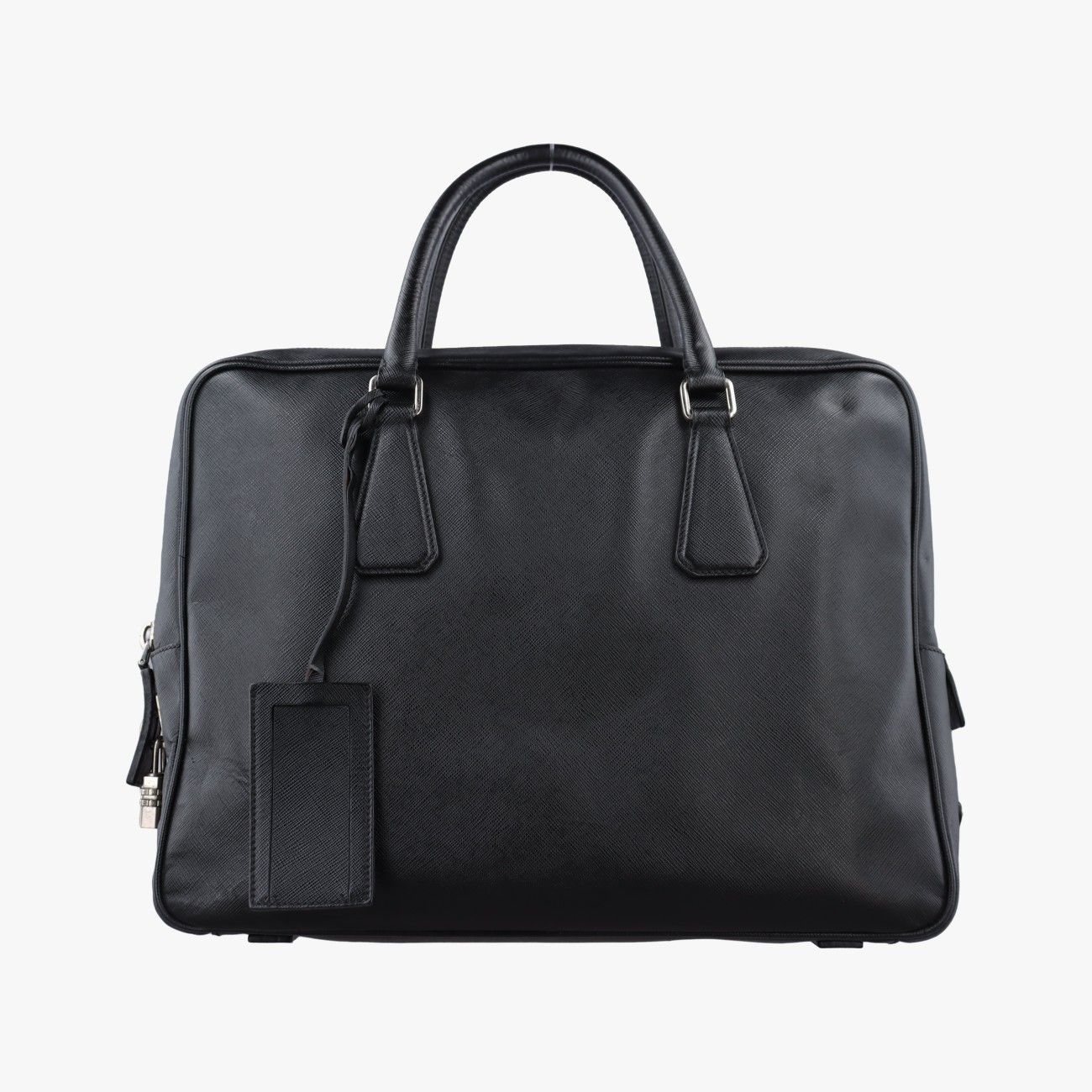 Prada Business Briefcase Black Saffiano Leather