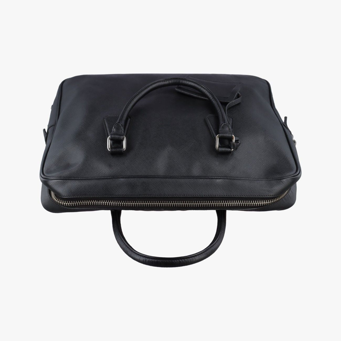 Prada Business Briefcase Black Saffiano Leather — view 8