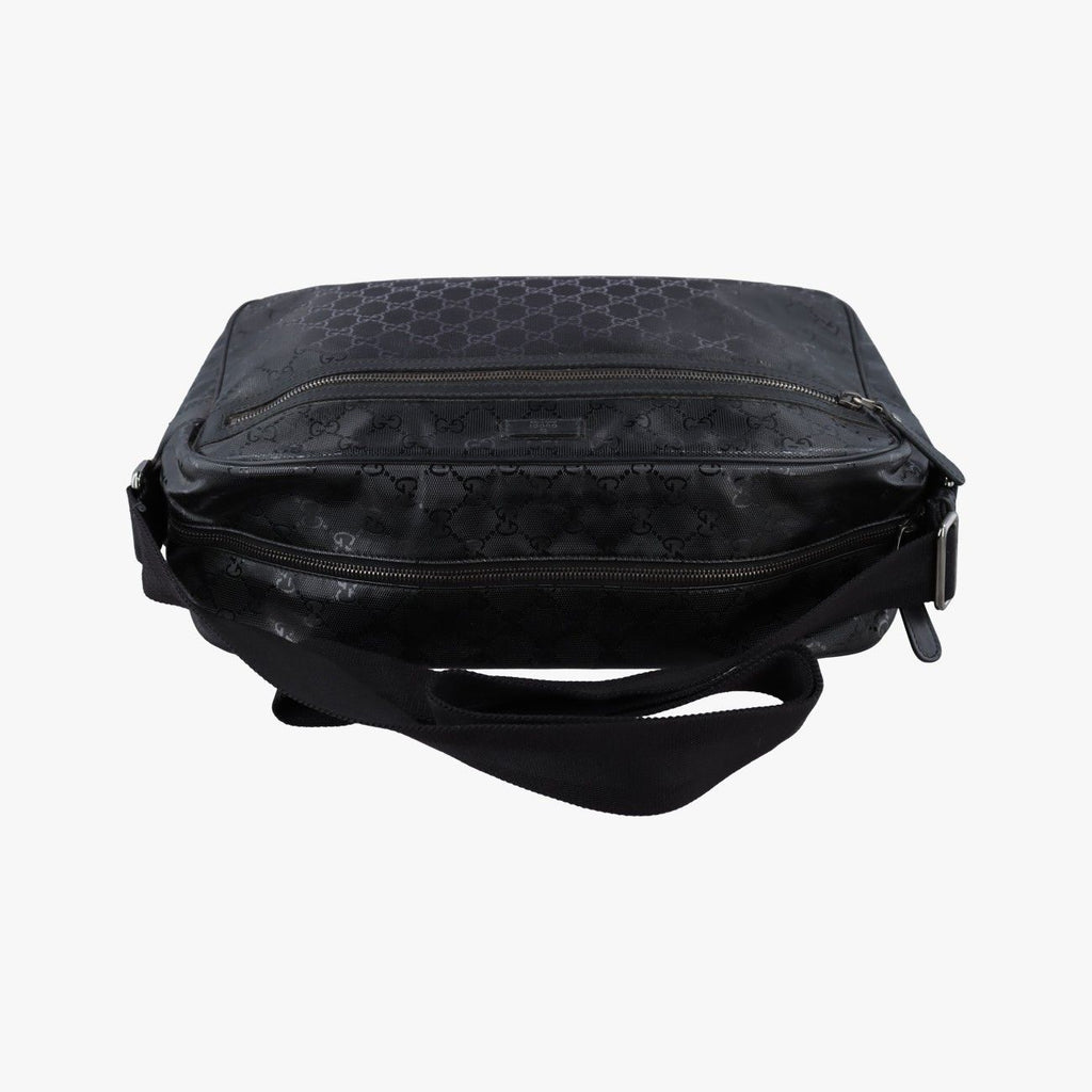 Gucci GG Supreme Messenger Black Canvas — view 8