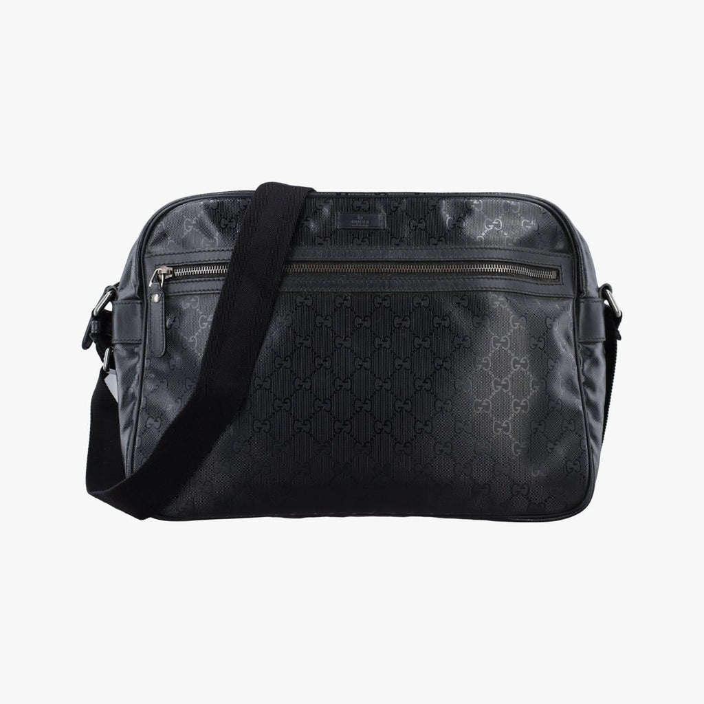 Gucci GG Supreme Messenger Black Canvas