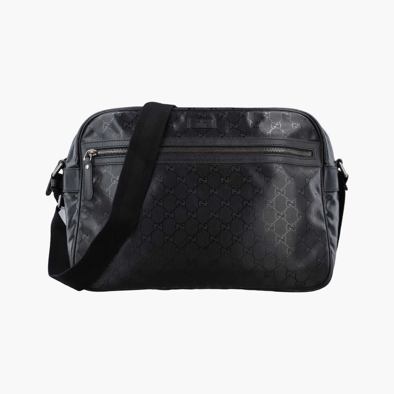 Gucci GG Supreme Messenger Black Canvas