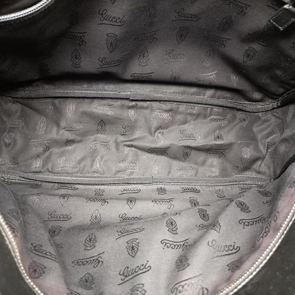 Gucci GG Supreme Messenger Black Canvas — view 9
