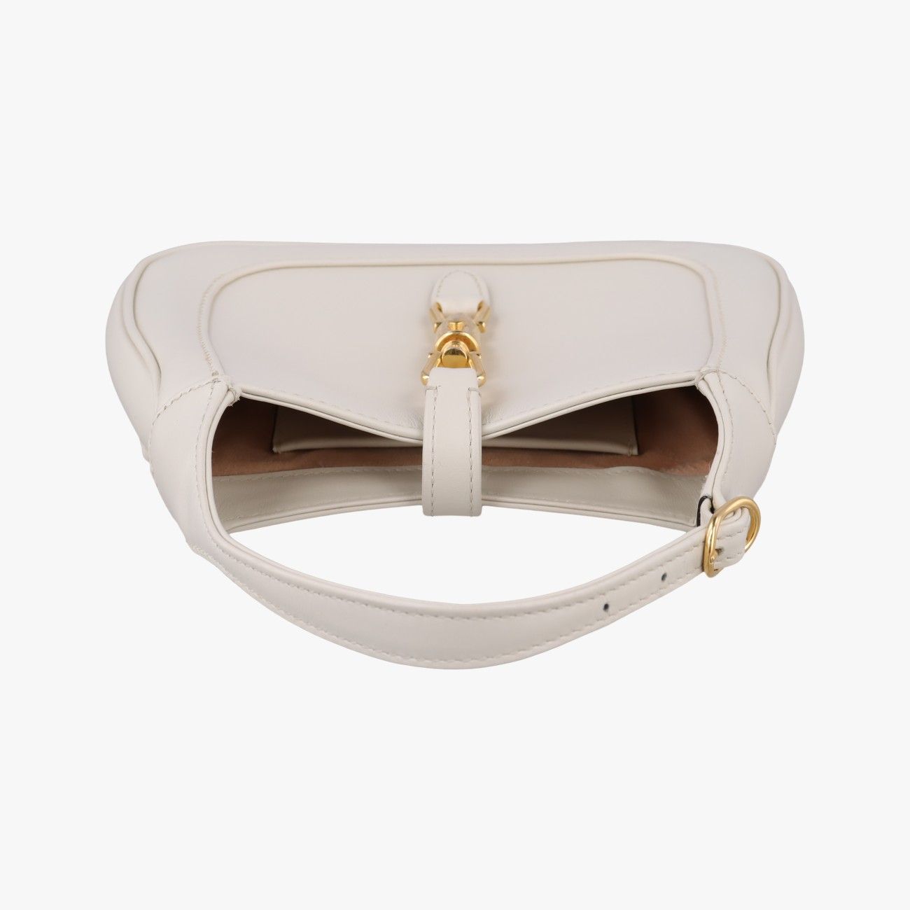 Gucci Jackie White Leather Handbag — view 8