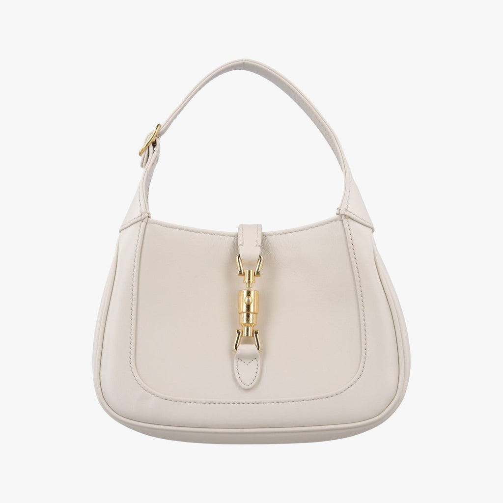 Gucci Jackie White Leather Handbag