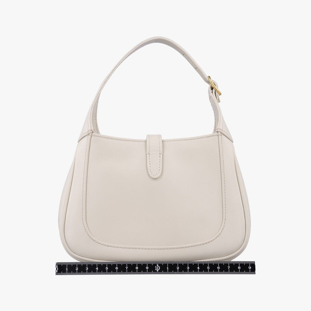 Gucci Jackie White Leather Handbag — view 2