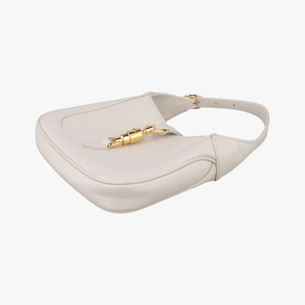 Gucci Jackie White Leather Handbag — view 4