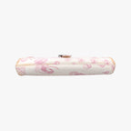 Dior Cherry Blossom Flower Baguette White Multicolor Canvas BO Shoulder — view 3