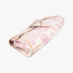Dior Cherry Blossom Flower Baguette White Multicolor Canvas BO Shoulder — view 5