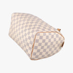 Louis Vuitton Speedy 25 Azur Damier Canvas Handbag — view 6