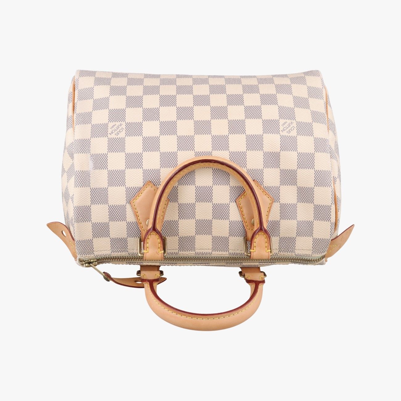 Louis Vuitton Speedy 25 Azur Damier Canvas Handbag — view 8