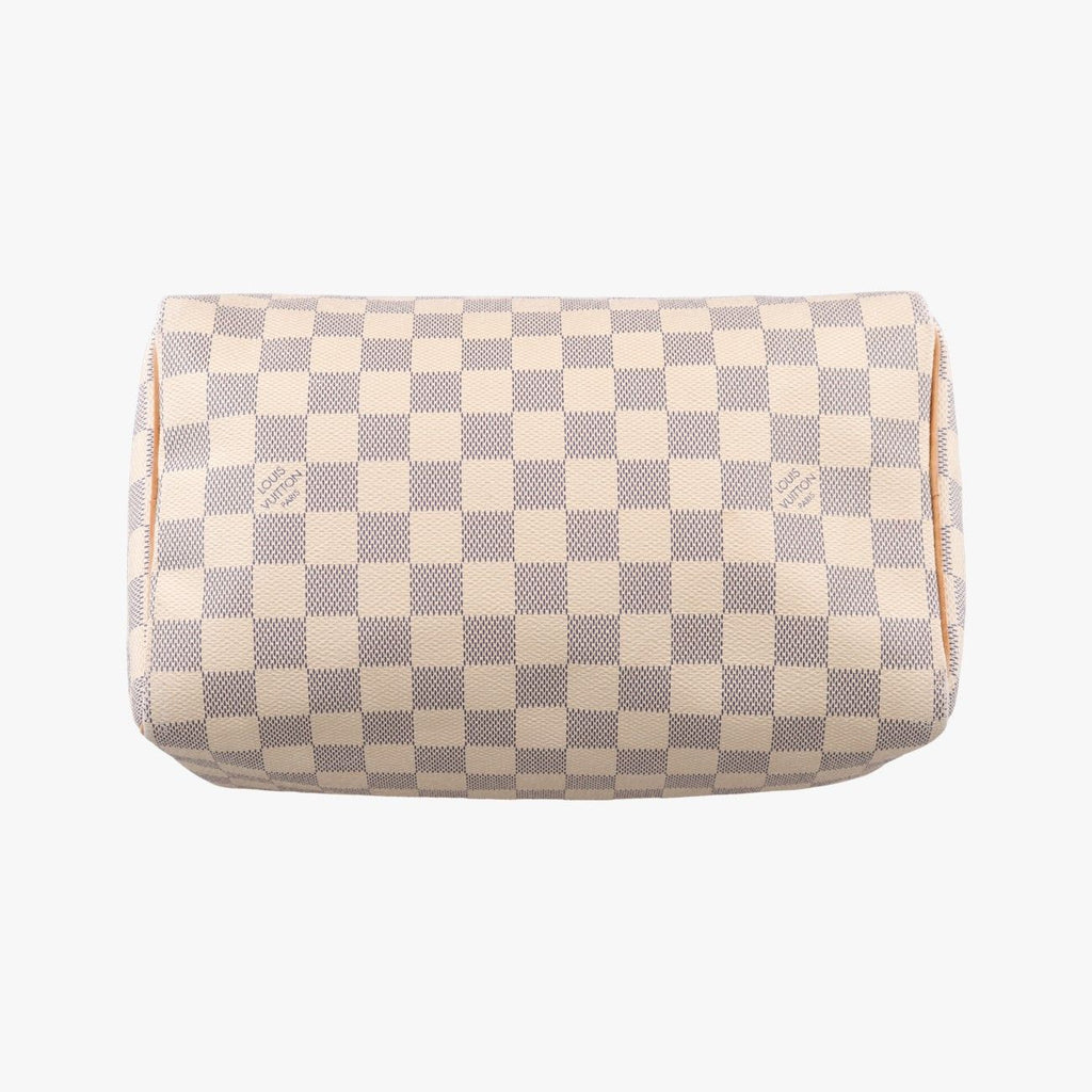 Louis Vuitton Speedy 25 Azur Damier Canvas Handbag — view 3
