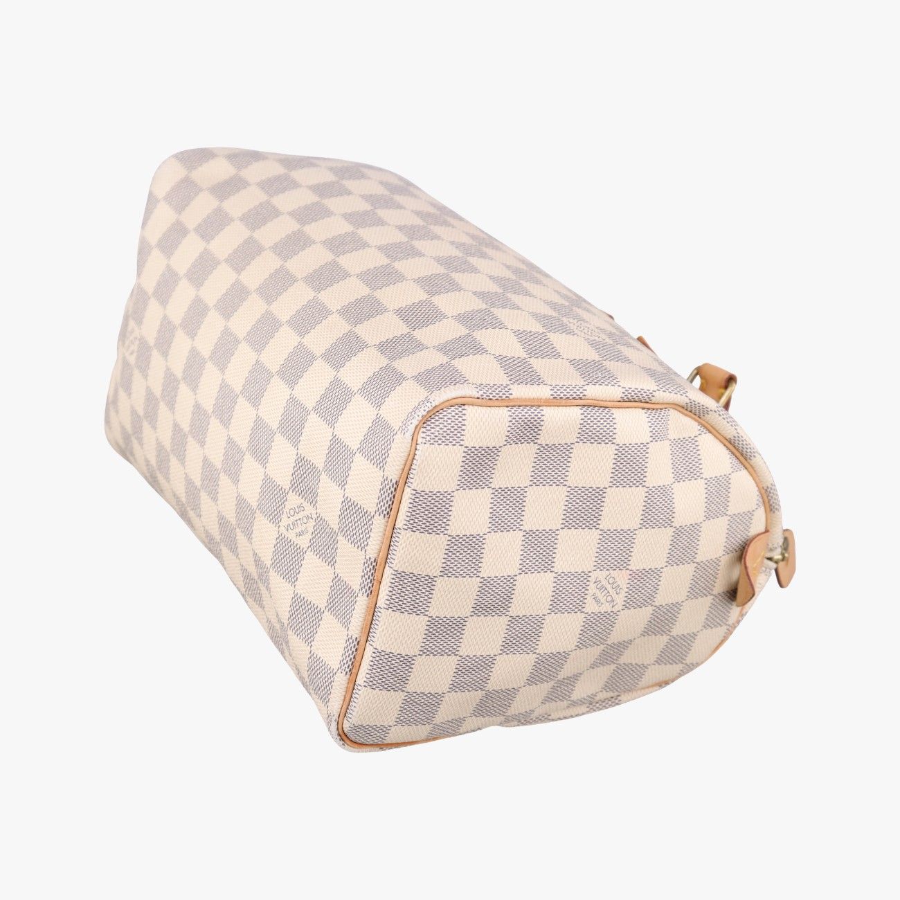 Louis Vuitton Speedy 25 Azur Damier Canvas Handbag — view 4