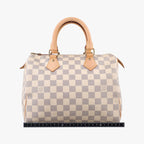 Louis Vuitton Speedy 25 Azur Damier Canvas Handbag — view 2