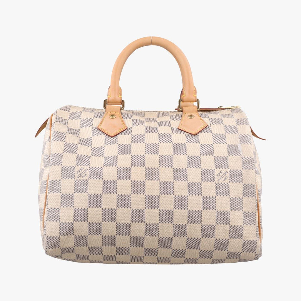 Louis Vuitton Speedy 25 Azur Damier Canvas Handbag