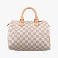 Louis Vuitton Speedy 25 Azur Damier Canvas Handbag