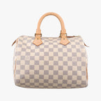 Louis Vuitton Speedy 25 Azur Damier Canvas Handbag