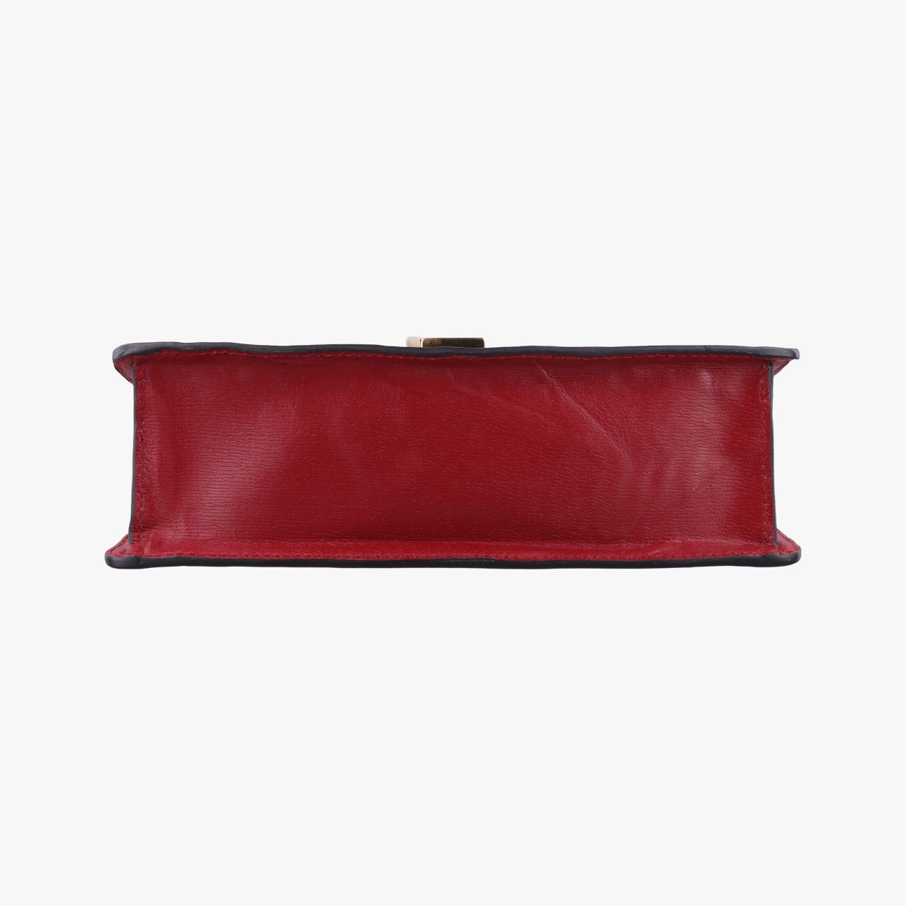 Gucci Sylvie Red Multicolor Leather Shoulder — view 3