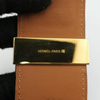 Hermes Collier de Chien Black Gold Leather Bracelet — view 7