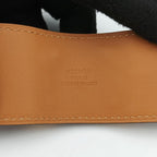Hermes Collier de Chien Black Gold Leather Bracelet — view 6